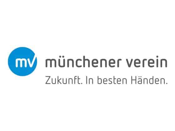 Logo münchener verein - Zukunft. In besten Händen.