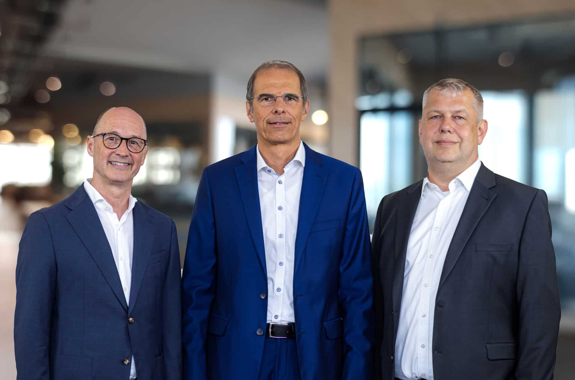 Vorstand DEFINET AG – Lars Breustedt, Jörg Röckinghausen, Jens Kolmsee